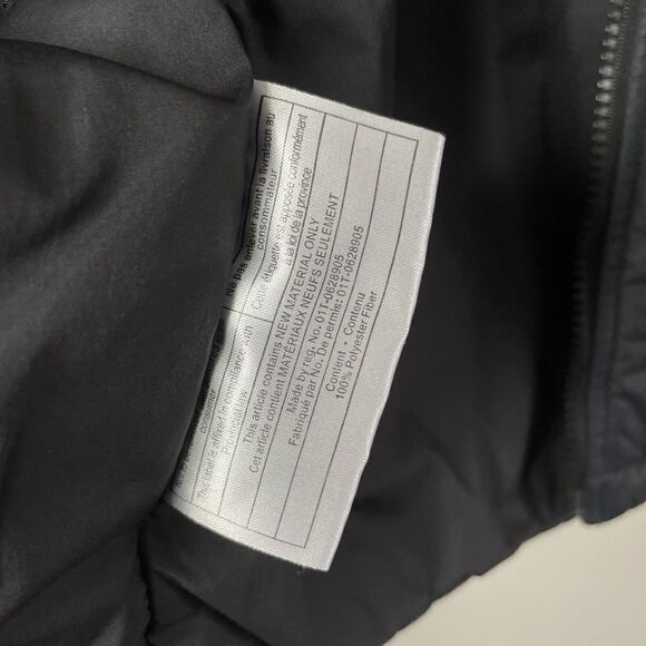 NORTH FACE Quilted Jacket Womens Small S Black Full Zip Lightweight Zip Pockets - Picture 10 of 13